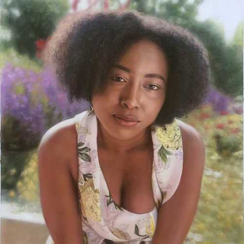 our portrait paintings are entirely hand-painted