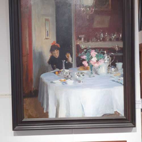 Copia de un cuadro de J.S. Sargent, El almuerzo