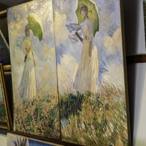 nous proposons la copie en peinture des maitres impressionnistes et classiques